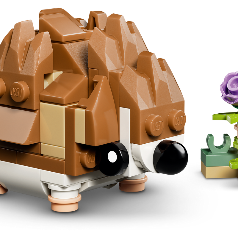 Cute Hamster with a Flower