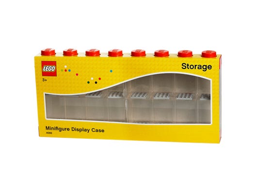 LEGO 5006154 - Udstillingskasse til 16 minifigurer – rød
