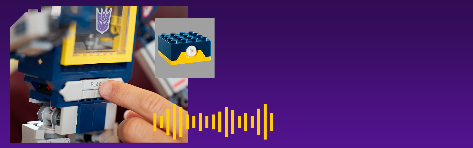 Transformers: Soundwave 10358 | LEGO® Icons | Buy online at the
