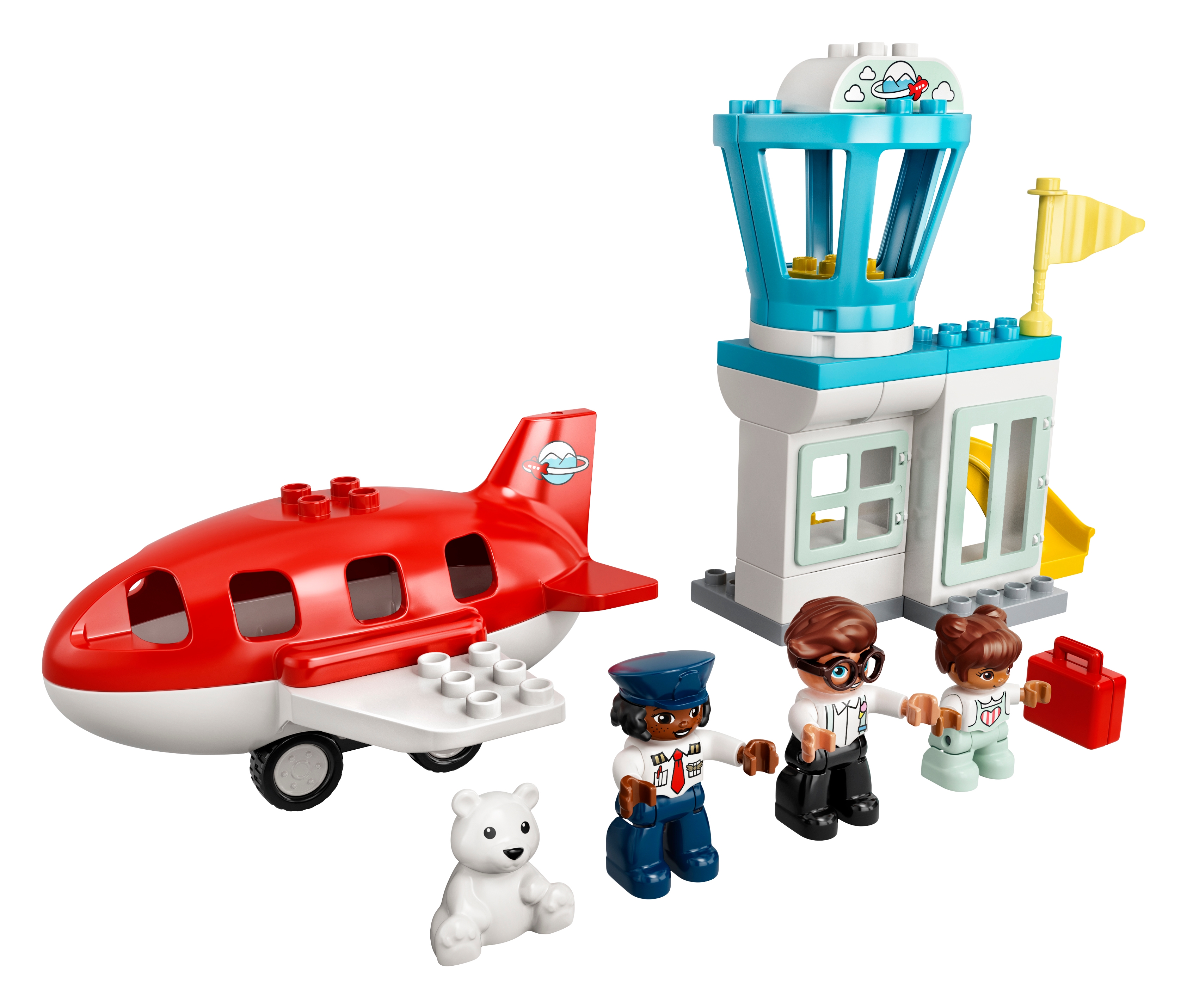 Lego Duplo Ville zoo Mickey 1 x avión hélice avión desde 10889 azul Nuevo 