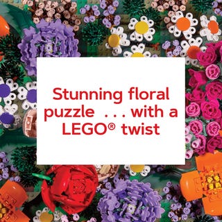 Puzzle de 1 000 pièces Fleurs en briques