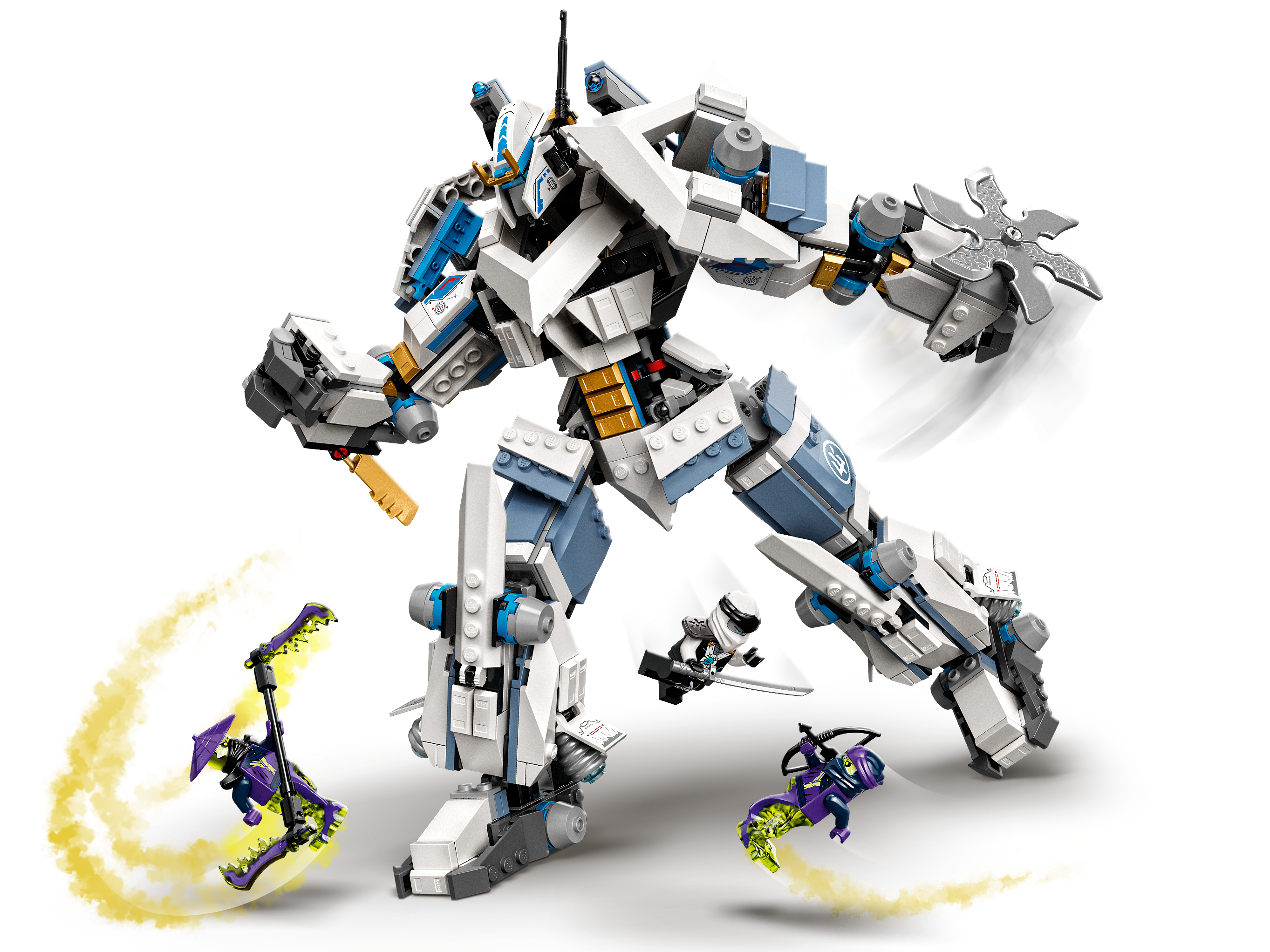71738 LEGO NINJAGO Zane's Titan Mech Battle Set inc 840 Pieces Age 9 Years+ 