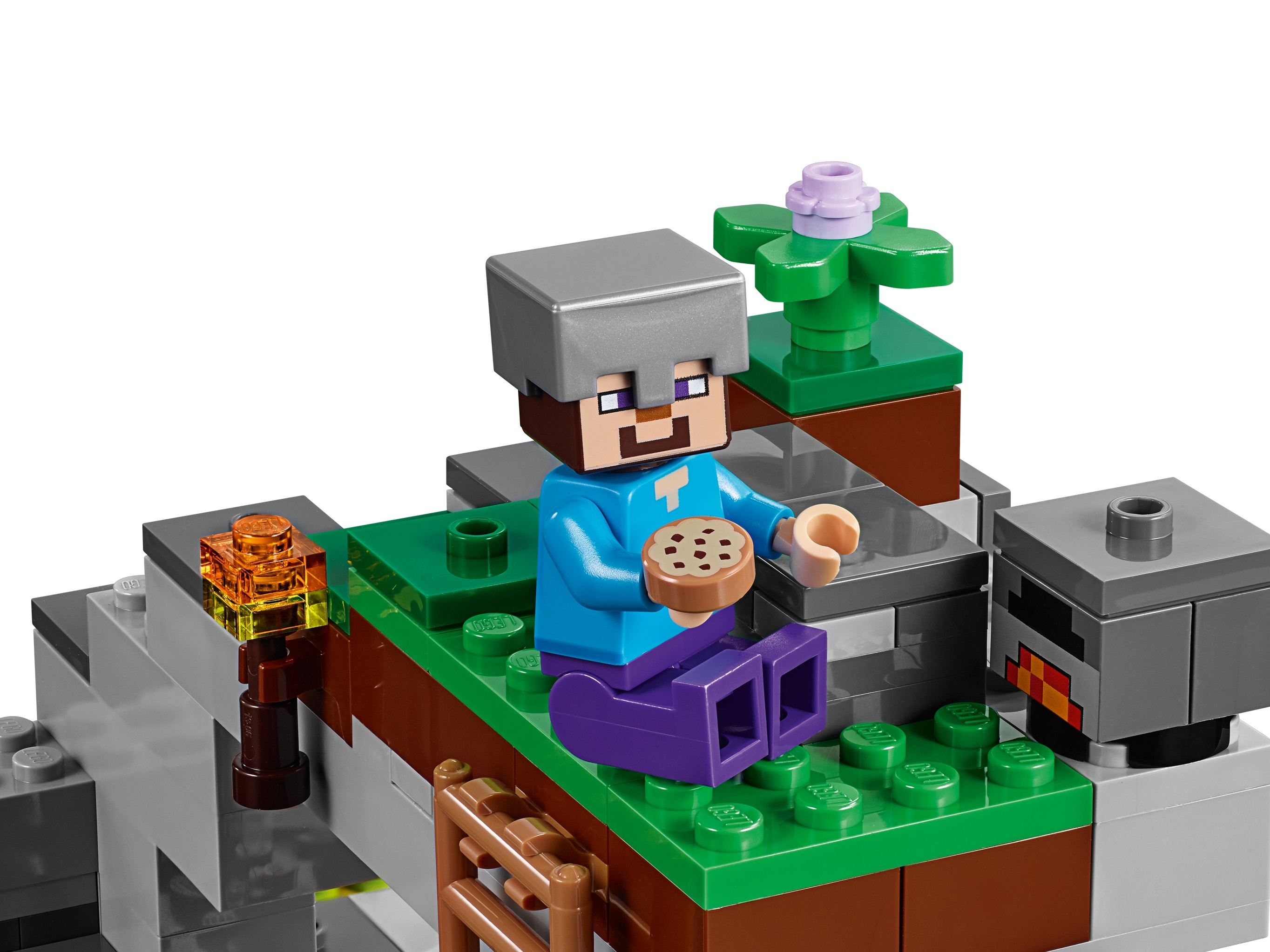 241 Piece LEGO Minecraft The Zombie Cave 21141 Building Kit 