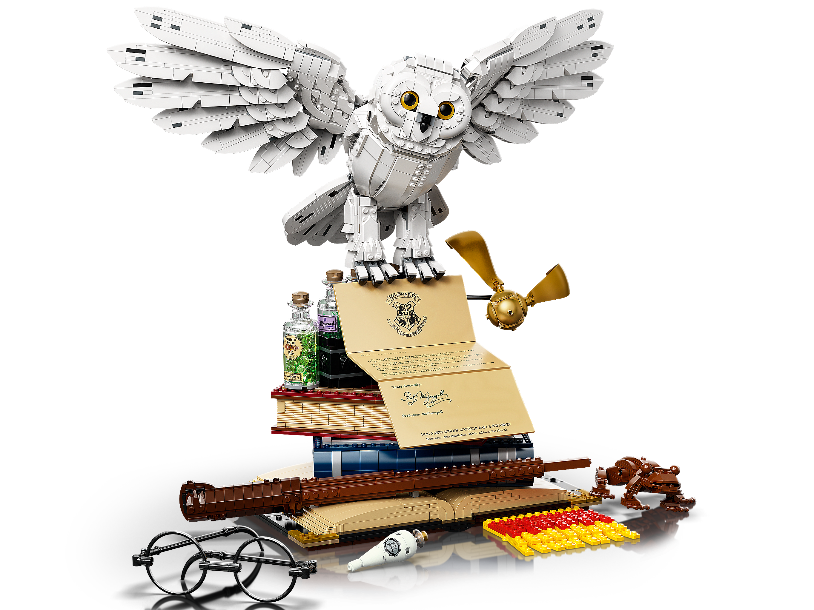 Lego NEW 2020 Harry Potter animal Owl with spread wings 