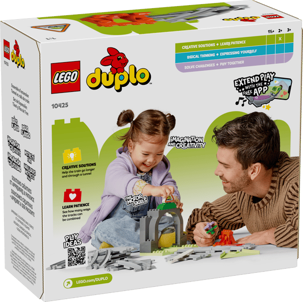 LEGO 10425 Set d'extension : Les rails et le tunnel du train — visuel 5 sur 8