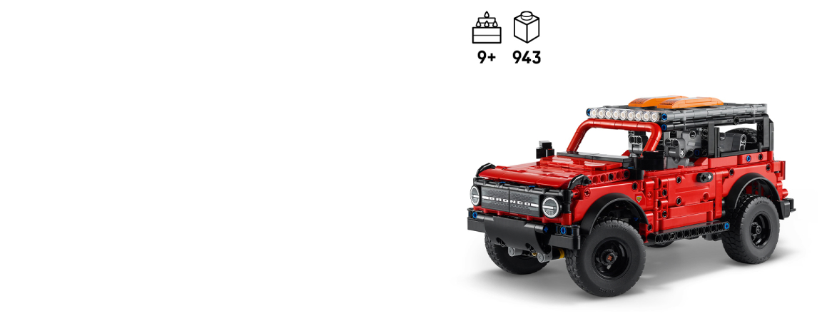 Ford Bronco® SUV 42213 | テクニック |レゴ®ストア公式オンライン