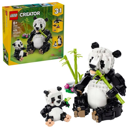 LEGO 31165 - Vilde dyr: Pandafamilie