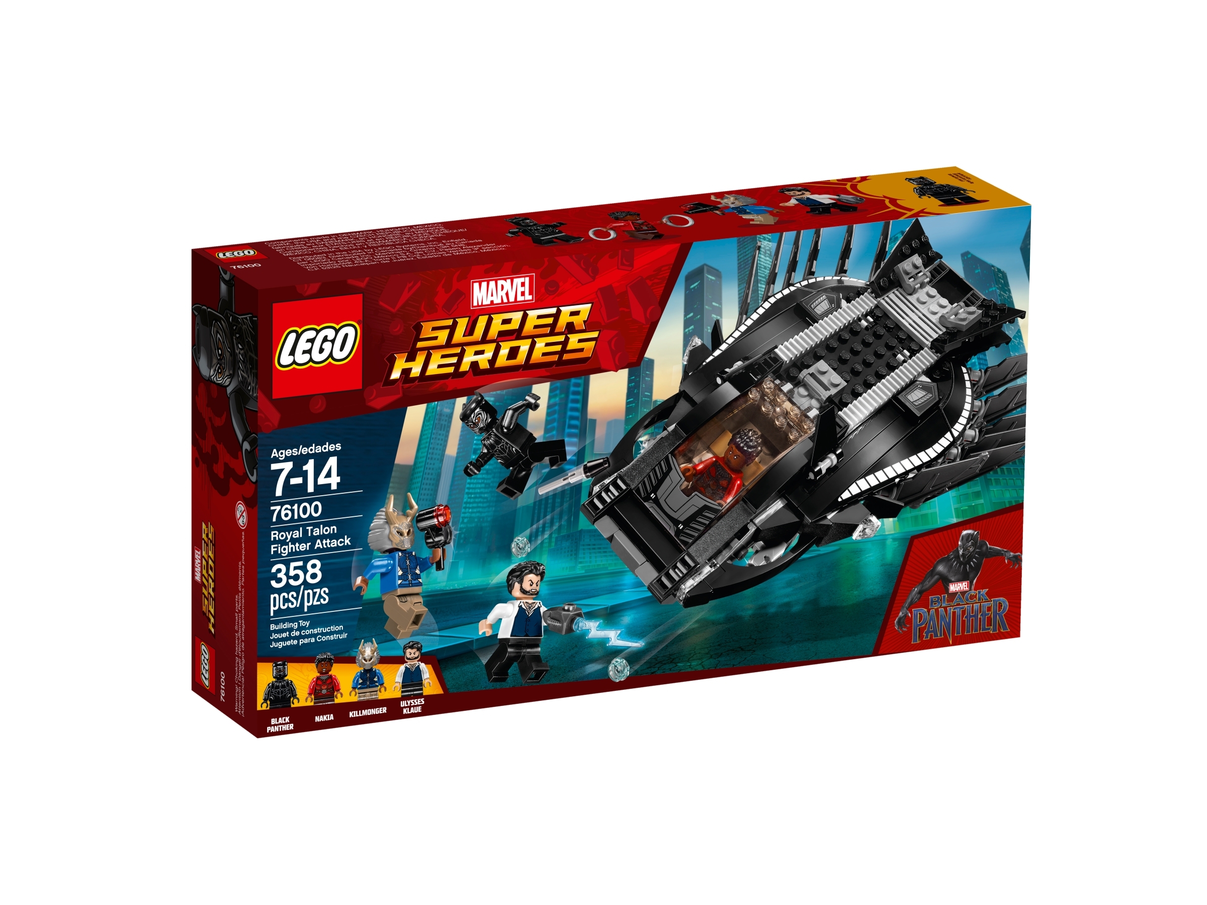 76100 LEGO Marvel Super Heroes Black Panther Minifigure 