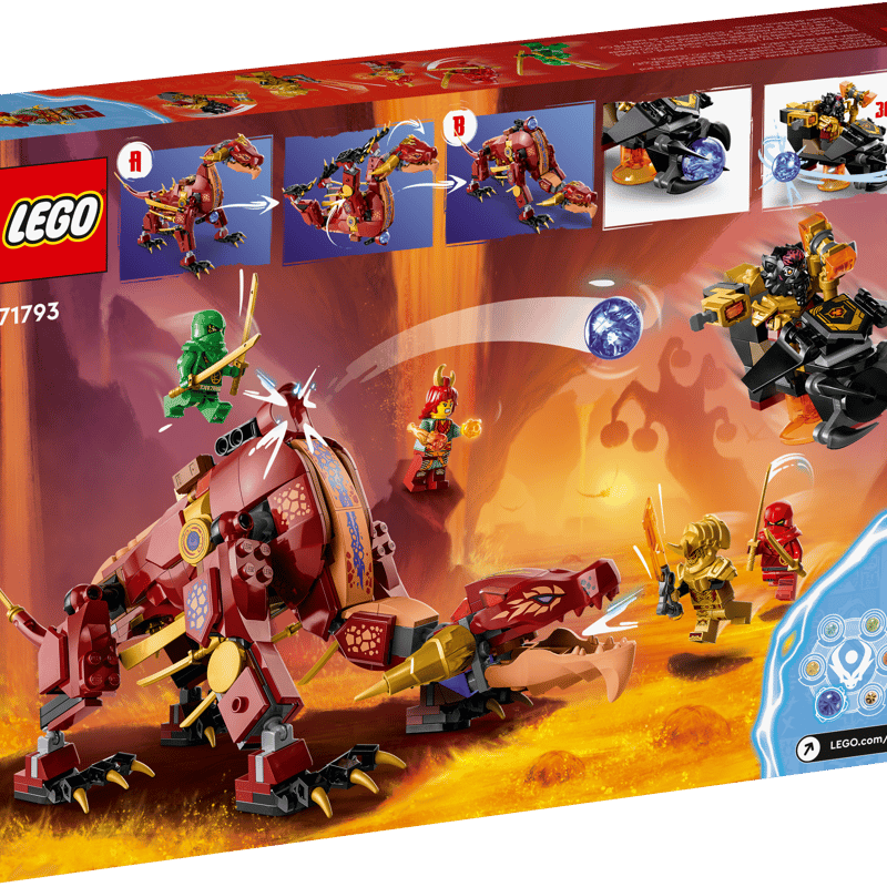 Heatwave Transforming Lava Dragon 71793 | NINJAGO® | Buy online at Heatwave Transforming Lava Dragon 71793 | NINJAGO® | Buy online at