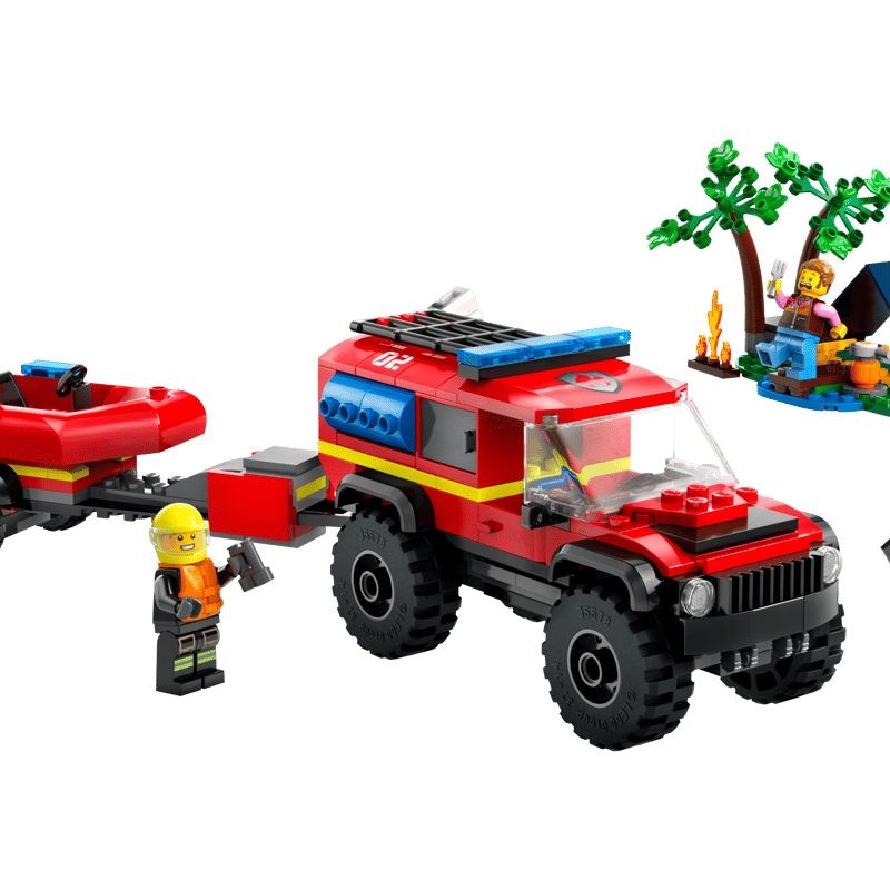 Fuoristrada antincendio e gommone di salvataggio 60412 City