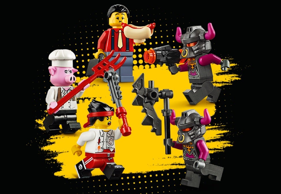 Lego Minifigura 4 un 79//80 ciudad pueblo