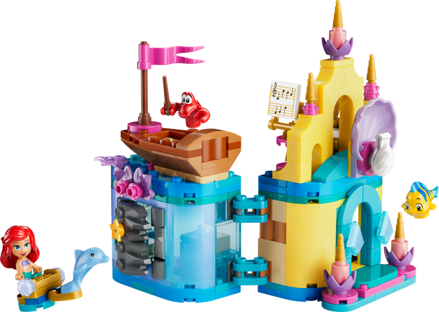 LEGO 43285 Ariel's Magical Mini Palace, official product image