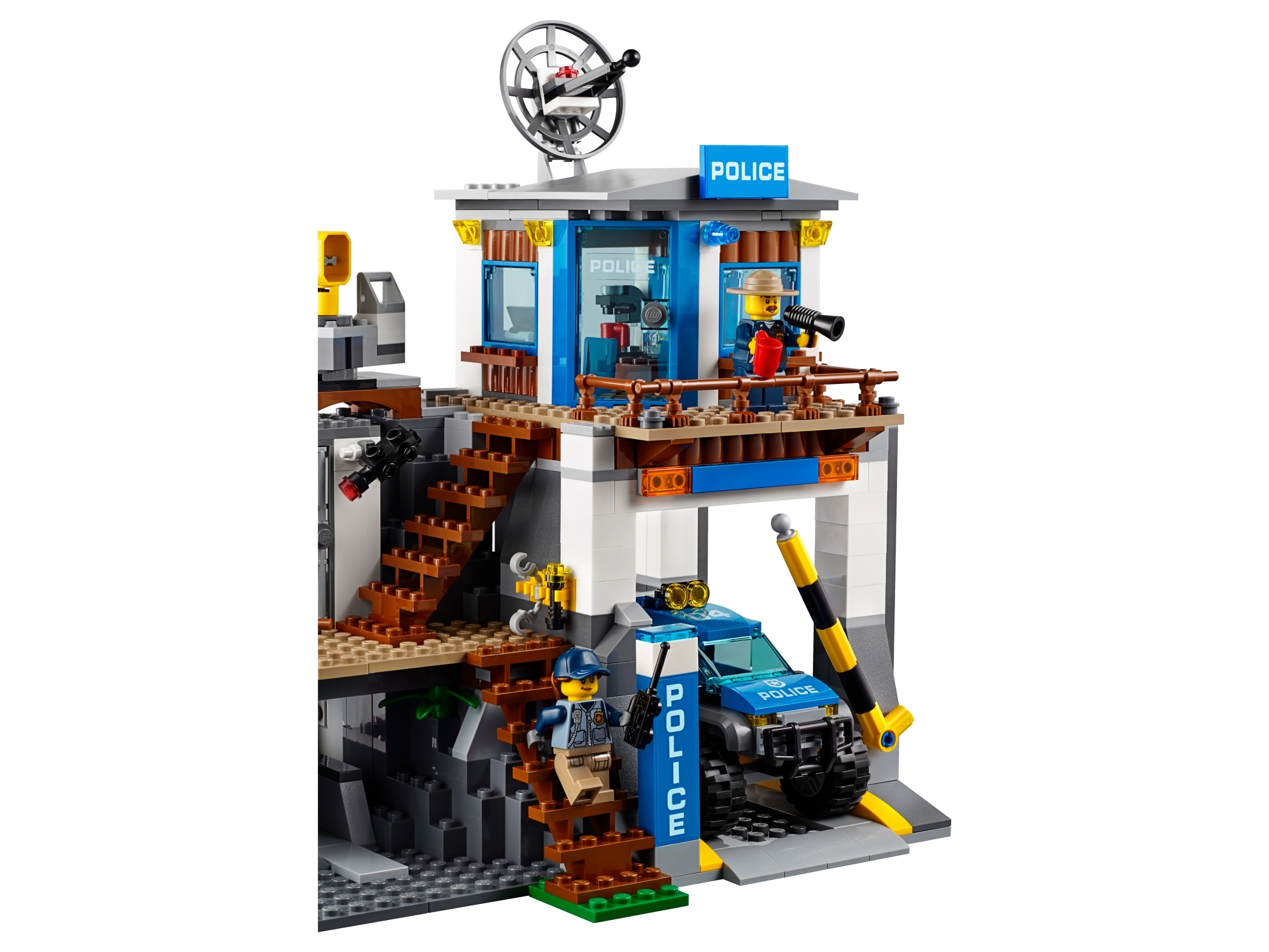 Mountain Police Headquarters 60174 | City | Buy online at the Official LEGO® US