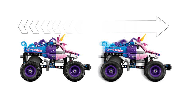 LEGO 42220 Monster Jam™ Sparkle Smash™ à rétrofriction — visuel 5 sur 8
