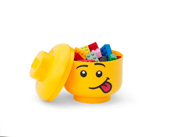 LEGO 5006210 Rangement en forme de tête de garçon LEGO® – Mini (comique) — visuel 3 sur 4