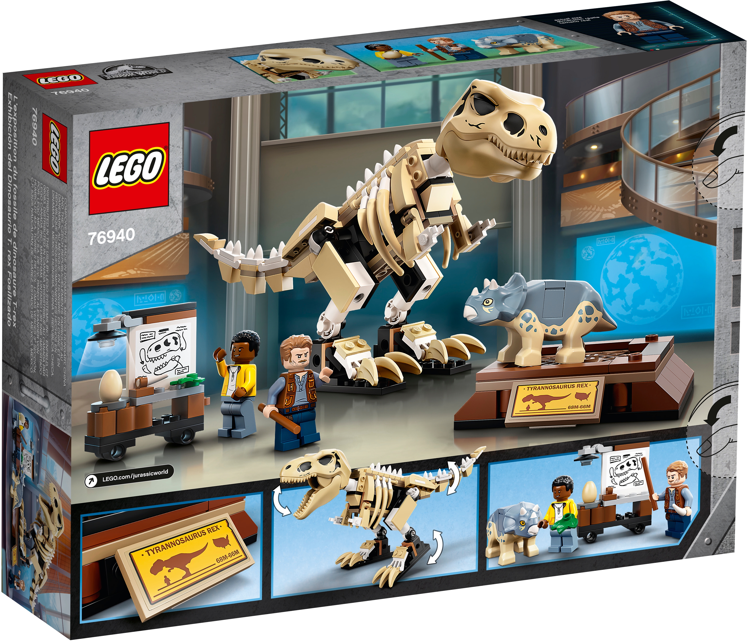 1/6x Groß Lego Dinosaurier Tyrannosaurus Spielzeug Jurassic World Park Serie Neu 