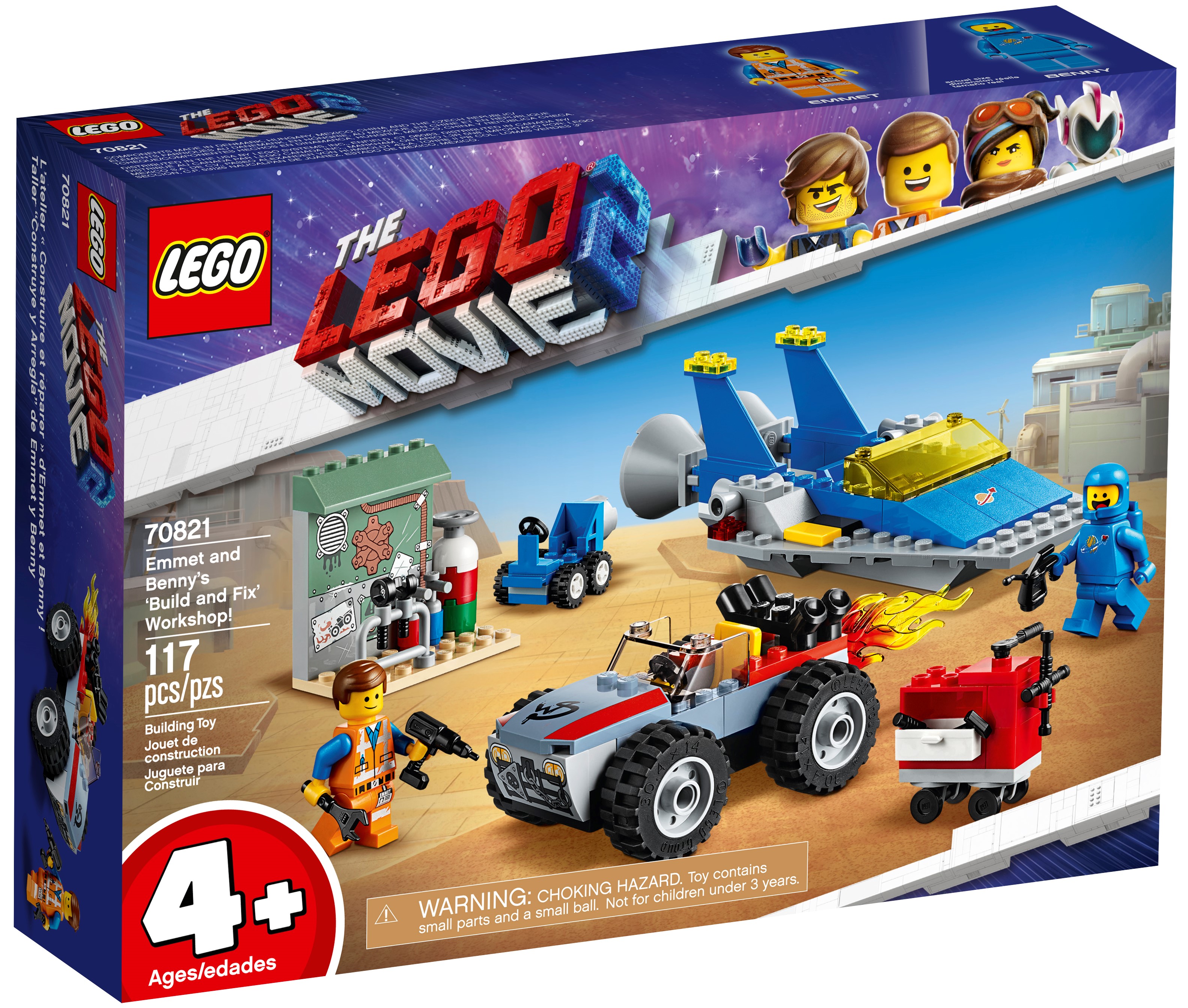 70821 LEGO Emmet and Benny's �Build and Fix' Worksh LEGO Movie for sale online 