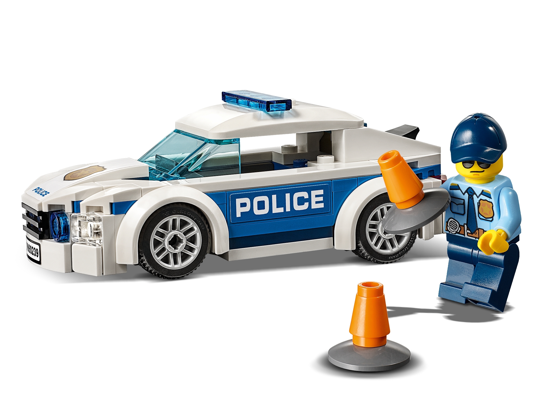 LEGO City Police Patrol Car 60239 Building Kit New 2019 92 Piece 