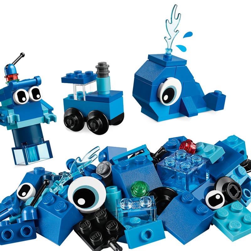 Creative Blue Bricks