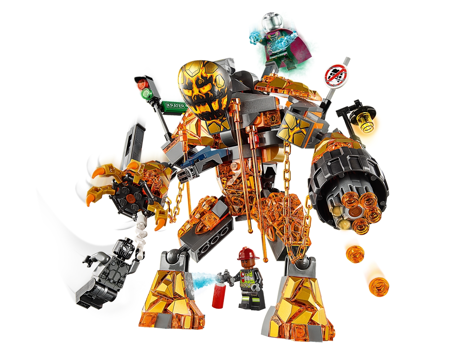 76128 for sale online LEGO Molten Man Battle Super Heroes
