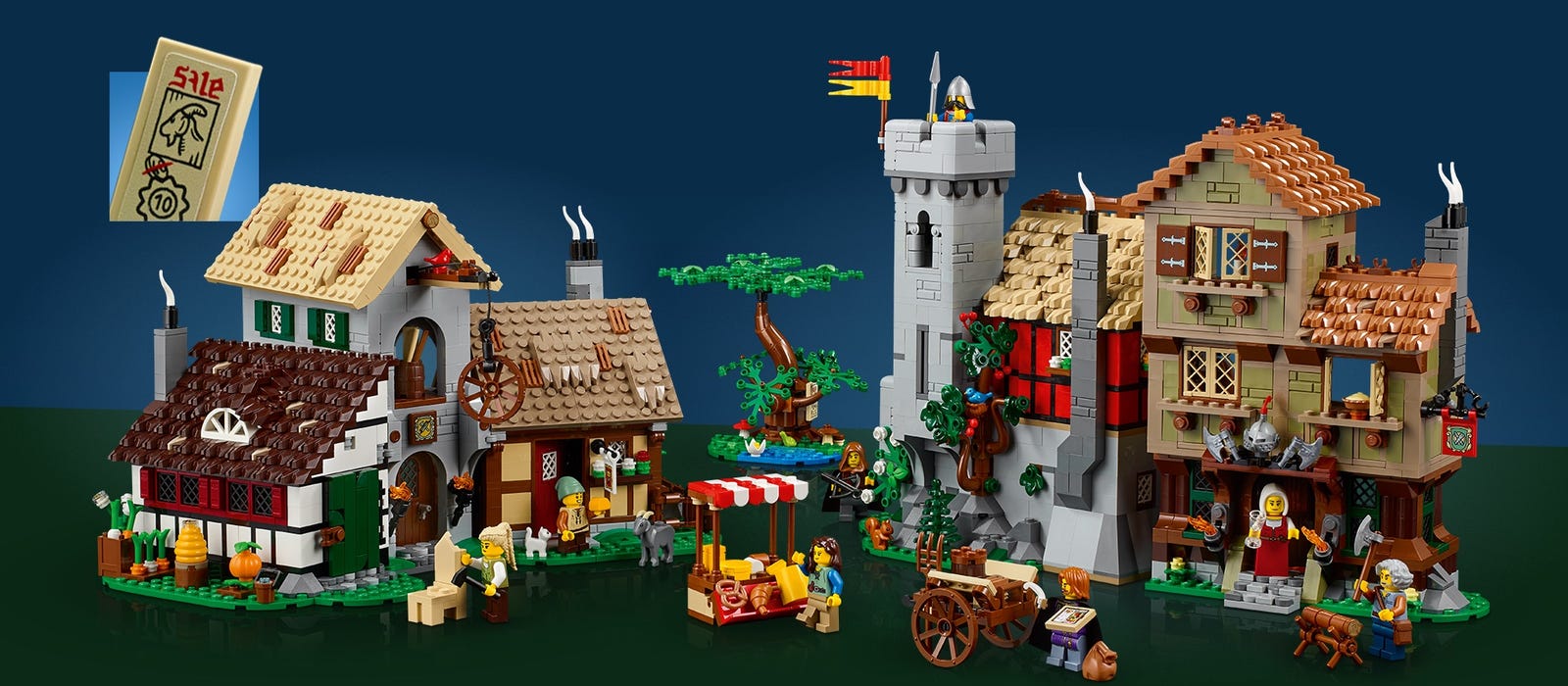 Medieval Town Square 10332 LEGO® Icons Buy online at the