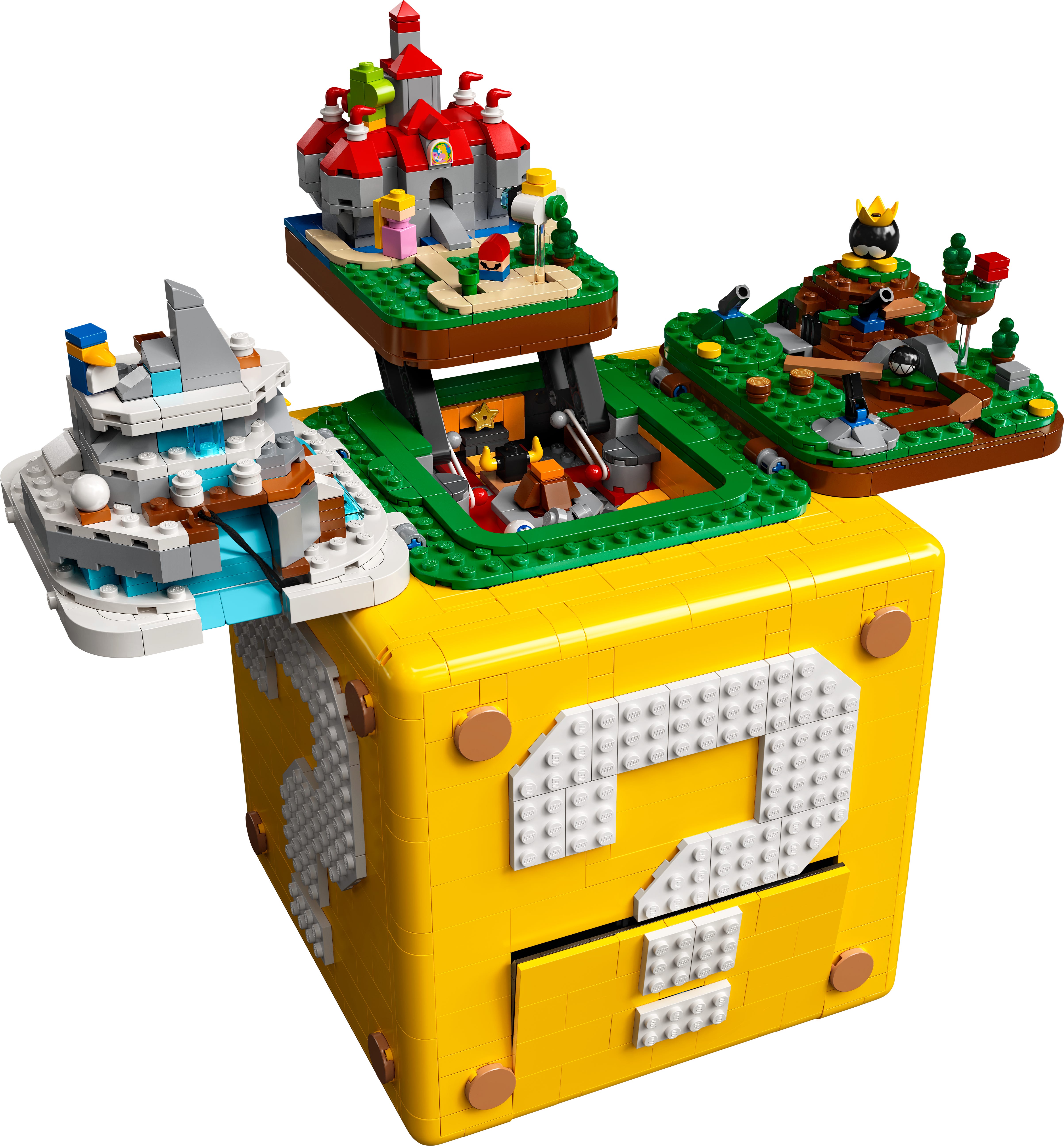 Image of 71395 Super Mario Fragezeichen-Block aus Super Mario 64, Konstruktionsspielzeug
