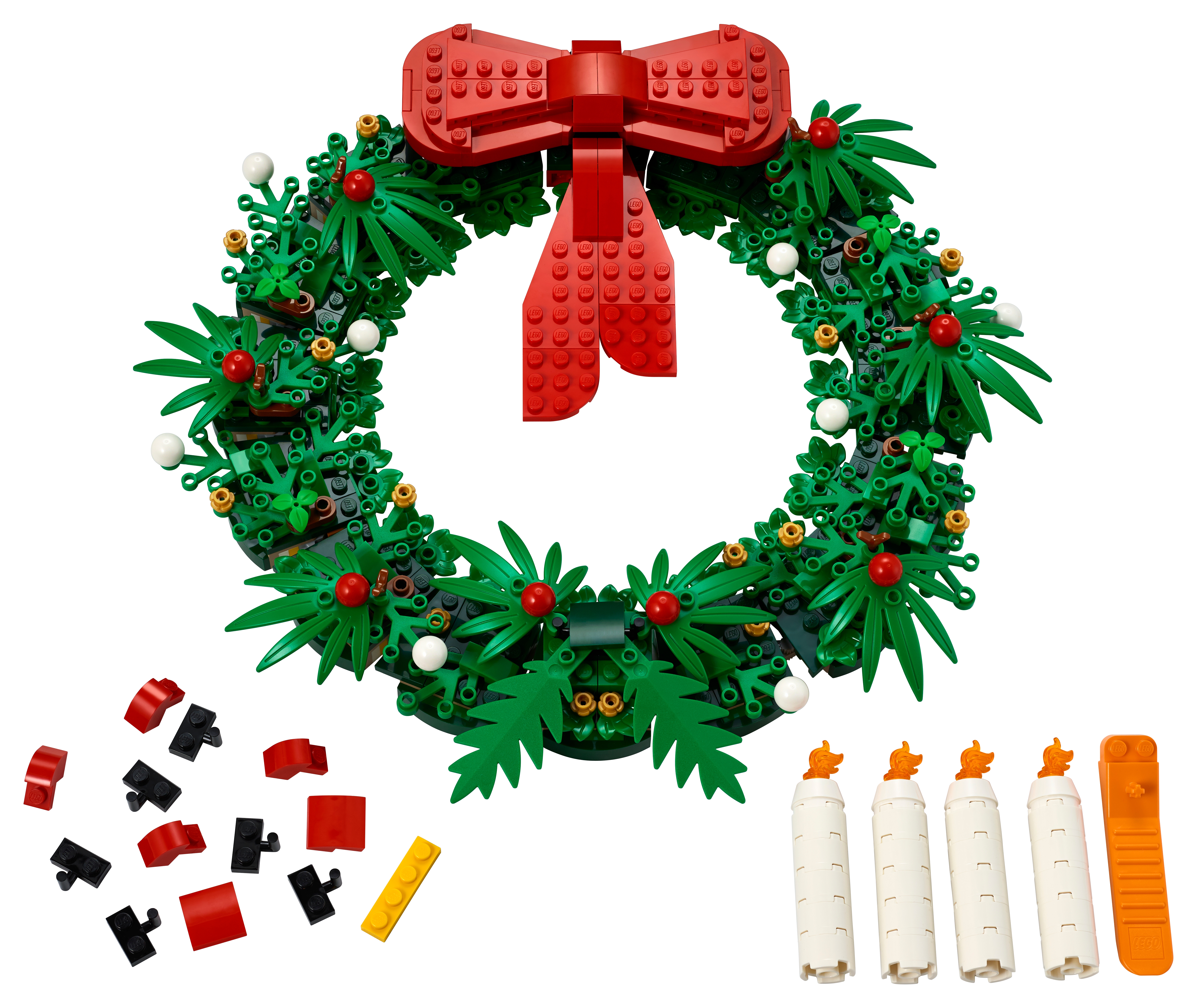Nr.2952 Lego hol036 Weihnachtsmann mit blauer Kiepe und Schneeschuhen 
