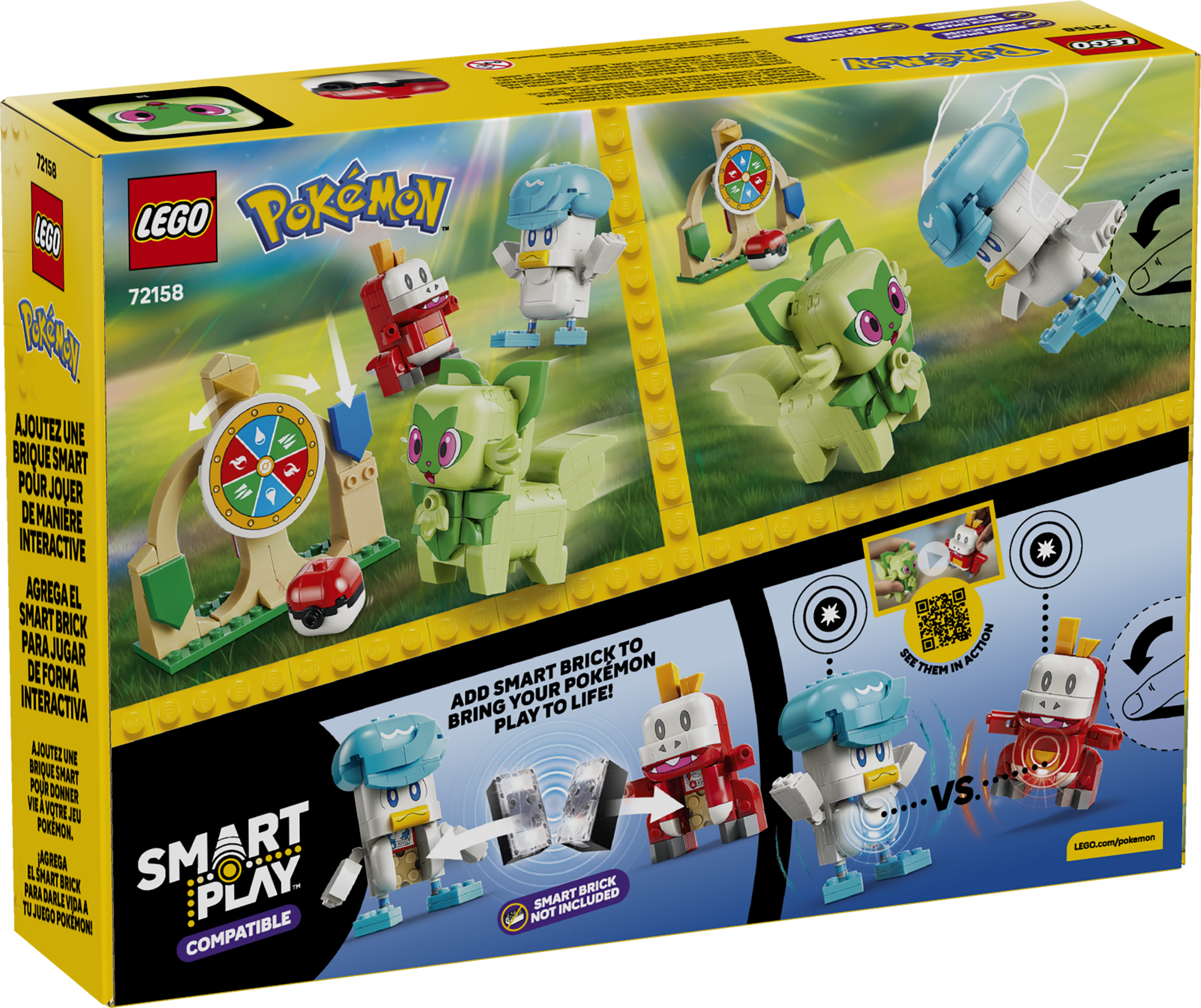 SMART Play™: Sprigatito, Fuecoco and Quaxly Battle 72158 | Pokémon