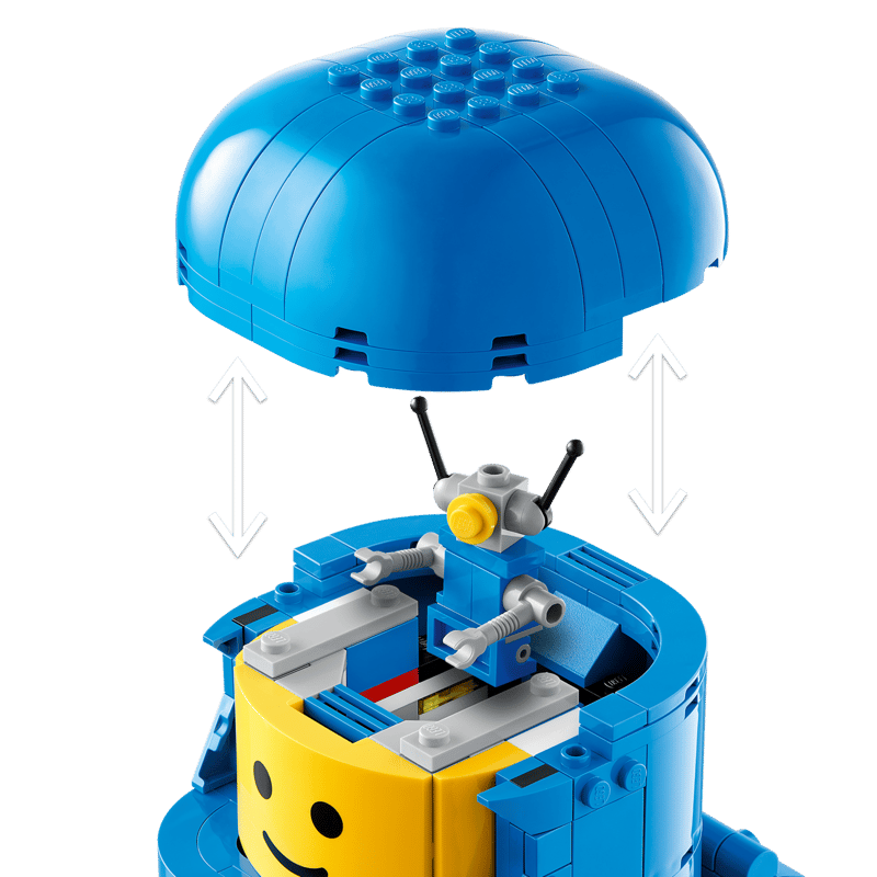 Up-Scaled Blue Astronaut Minifigure