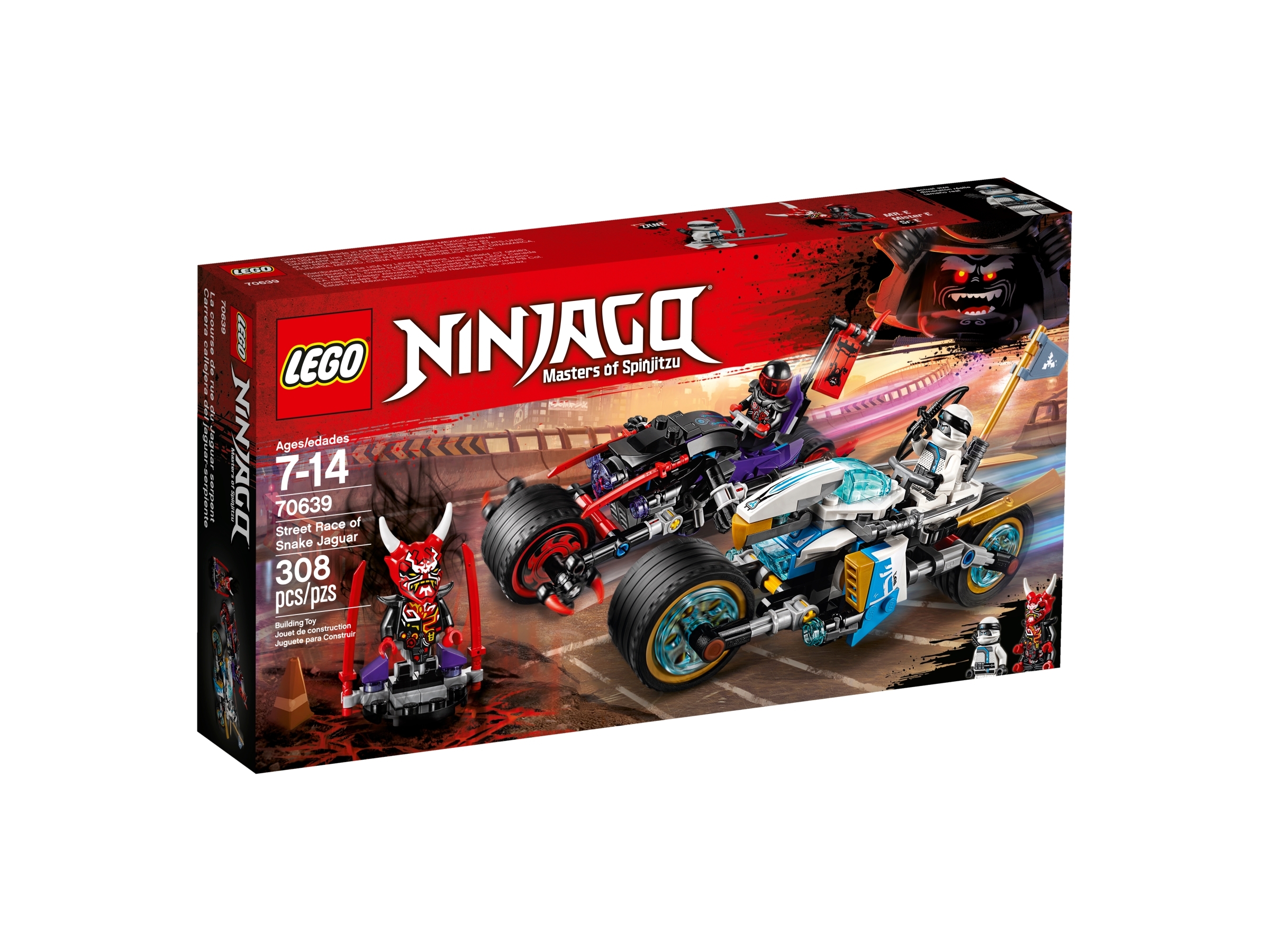 LEGO ® Ninjago ® 70639 "strade corsa del serpenti Jaguars" taceva-Maschera Nuovo/Scatola Originale! 
