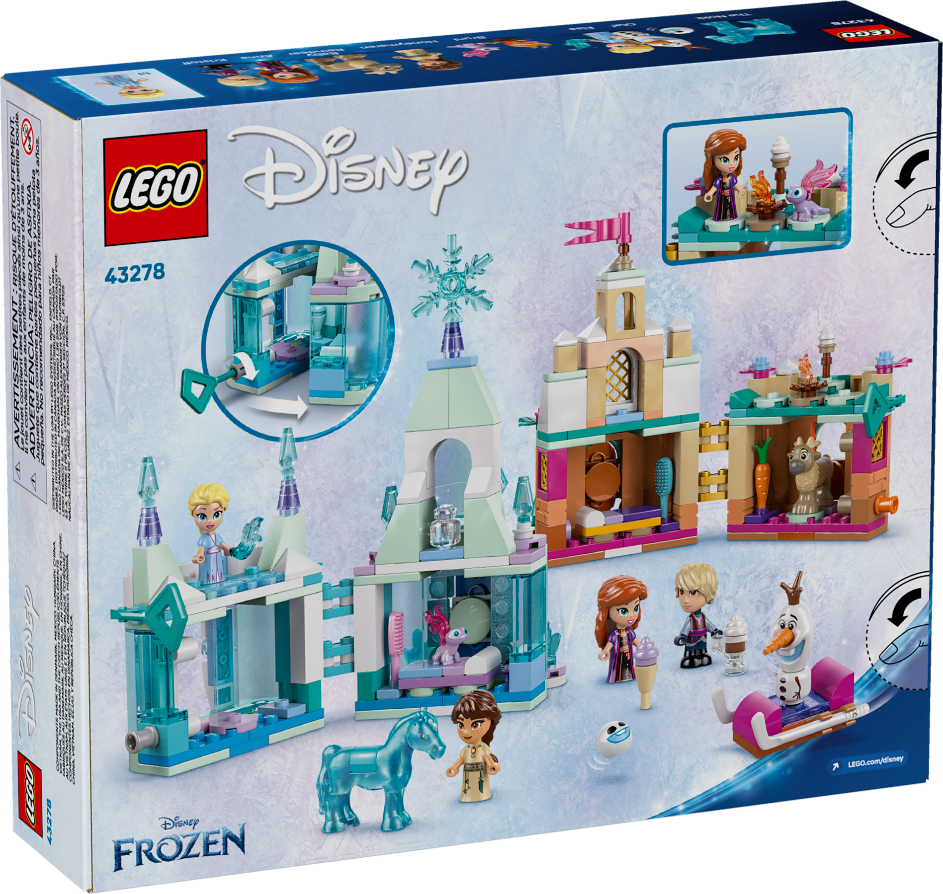 Mini Arendelle Castle & Elsa's Ice Palace 43278 | Disney™ | Buy