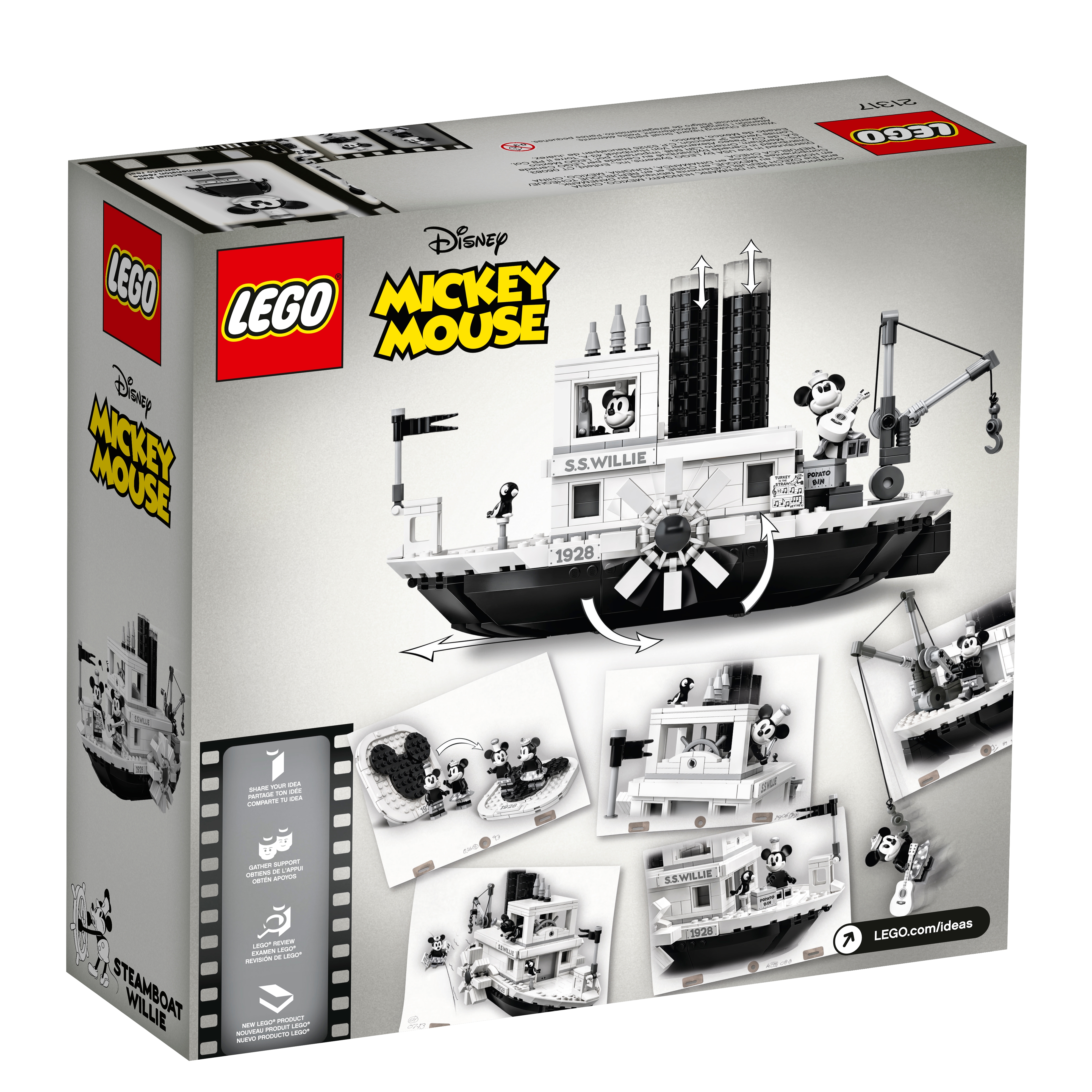 LEGO ® ideas 21317 Steamboat Willie nuovissima OVP SPEDIZIONE LAMPO i stata limitata! 