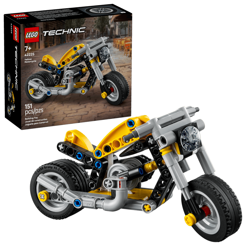 Yellow Motorcycle 42225 | Technic™ | Buy online at the Official Yellow Motorcycle 42225 | Technic™ | Buy online at the Official
