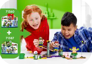 Super Mario Luigi Starter Course Lego Luigi Walmart Luigi Mario