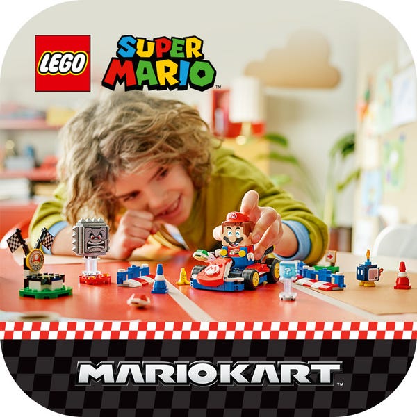 Mario Kart™ – LEGO® Mario™ interactivo y Kart estándar 72043
