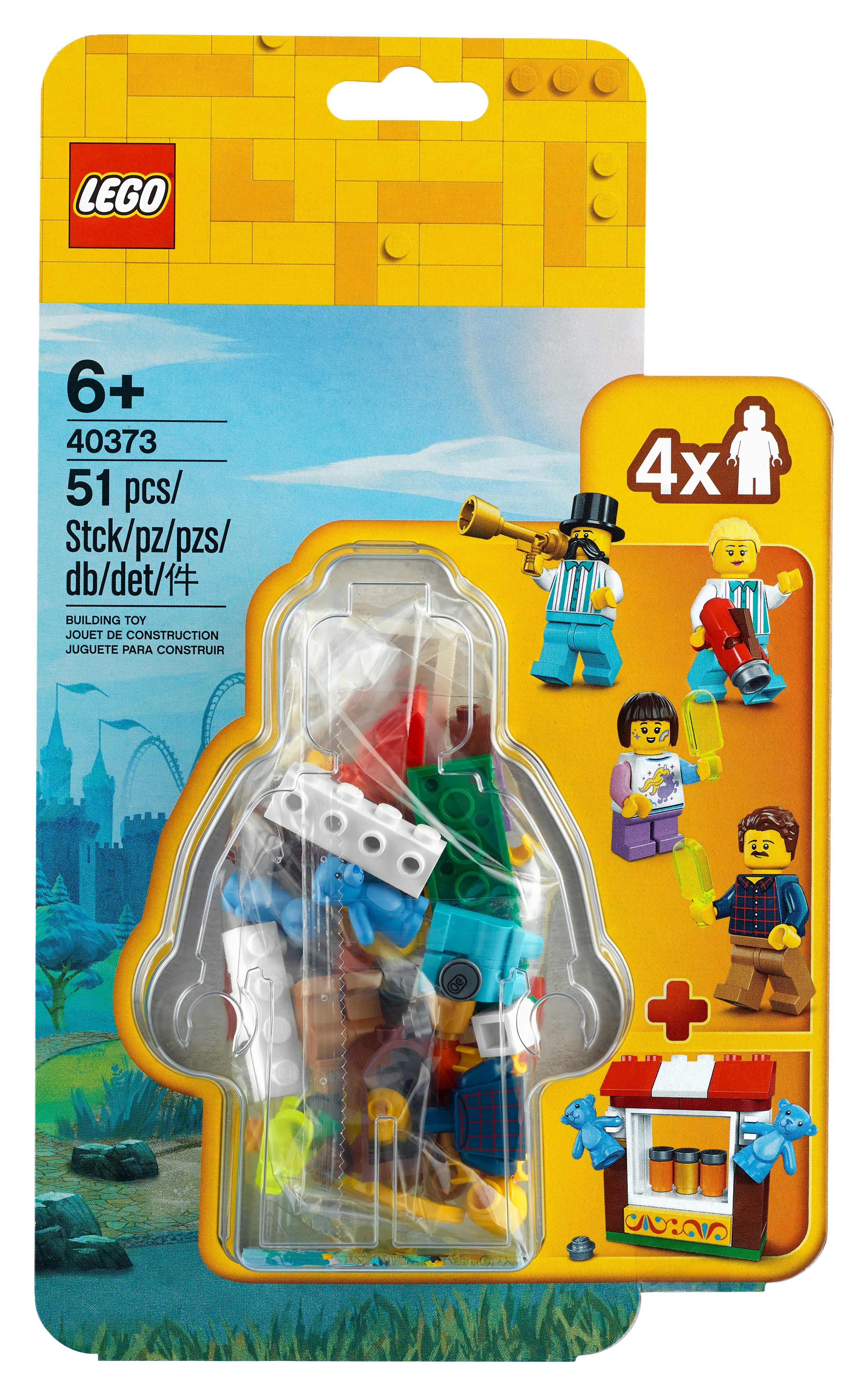 Lego Minifiguras Accesorios Pastel X3 