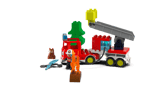 Fire Truck with Hose and Firefighter - Image 4