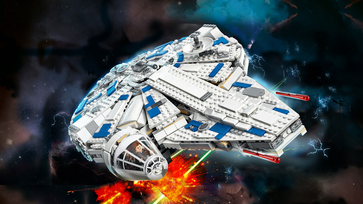 歴代レゴ®スター・ウォーズ™ ミニフィギュアスケール版ミレニアム