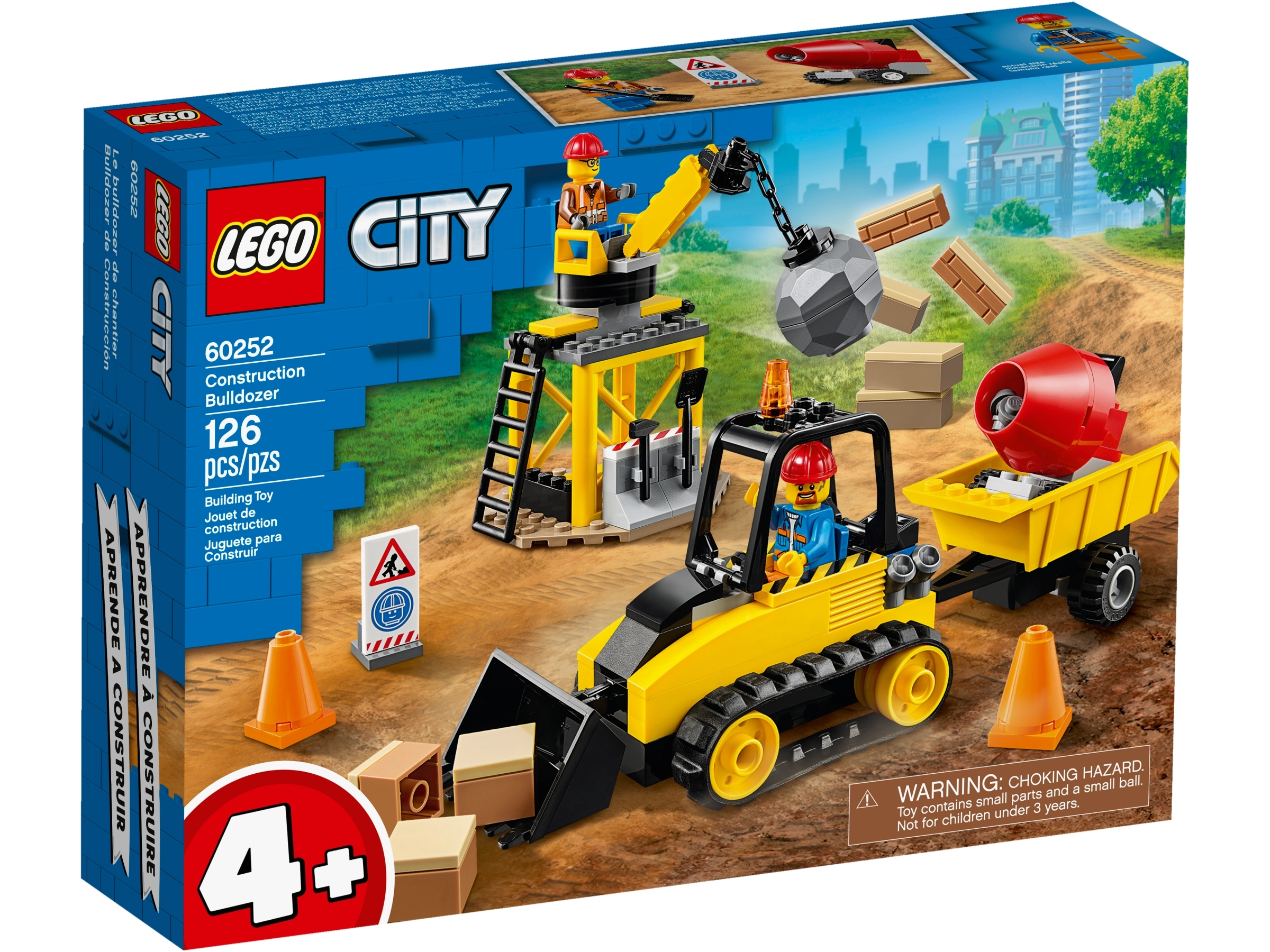 Construction Bulldozer 60252 | City | Buy online at the Official LEGO® Shop  US