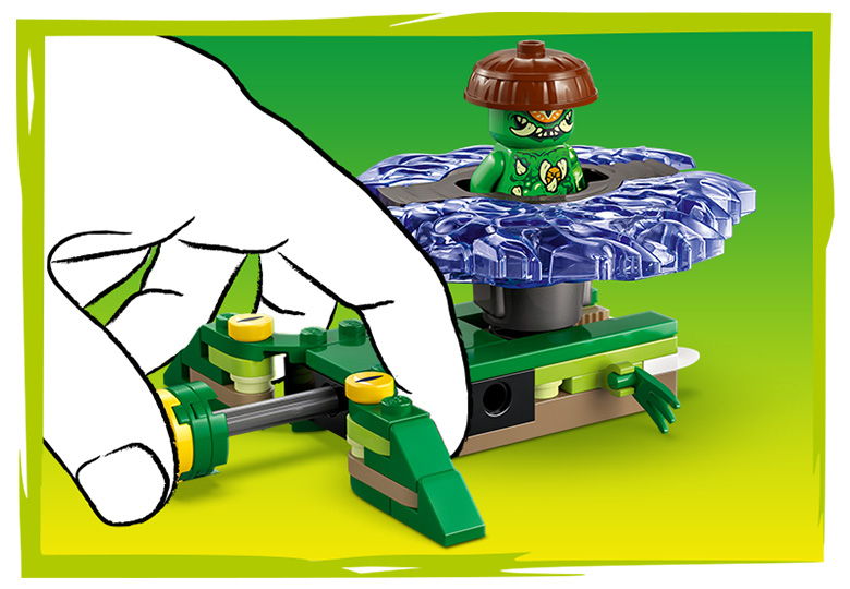 Nya vs. Mutation Monster Spinner 71849 | NINJAGO® | Buy online at