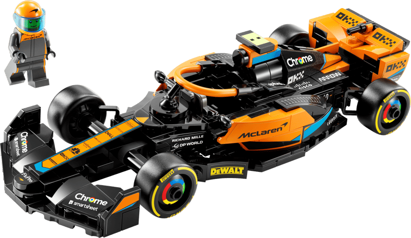 Monoposto da corsa McLaren Formula 1 2023 — set LEGO 76919