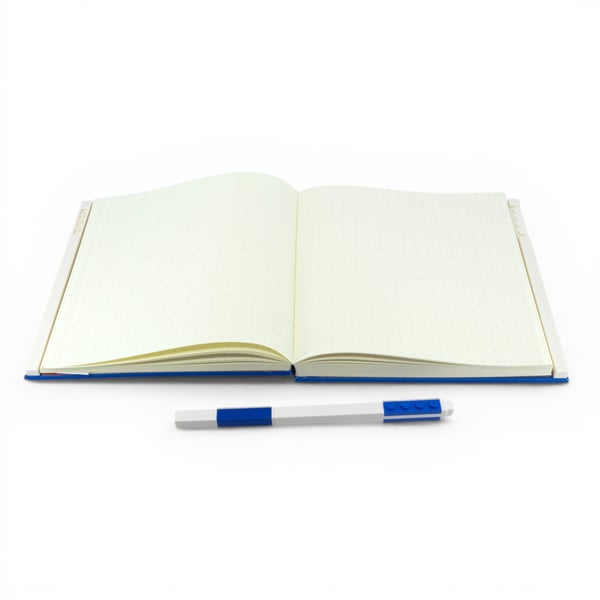 LEGO 5009062 Carnet avec verrou et stylo à encre gel – Bleu — visuel 7 sur 8