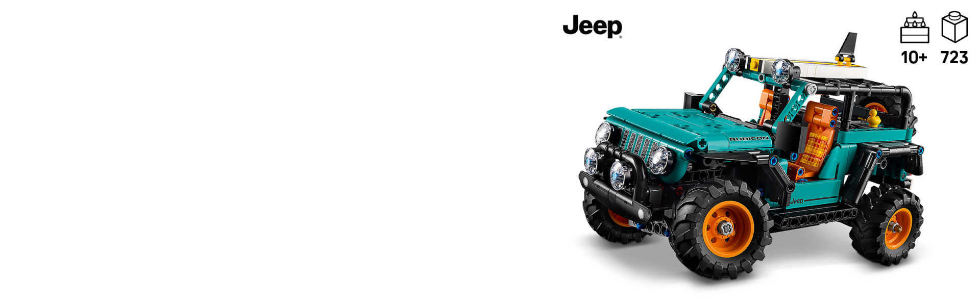 Jeep® Wrangler Rubicon SUV 42227 | テクニック |レゴ®ストア公式