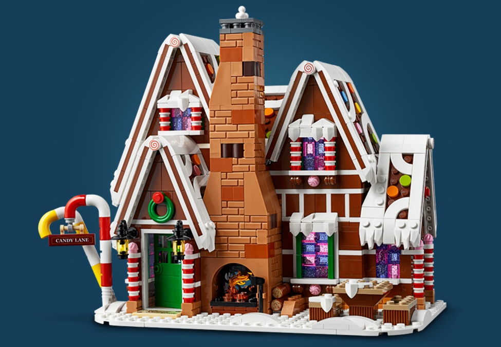 Movie Series Gingerbread House xmas Building Blocks  DIY gift 1477pcs no box 