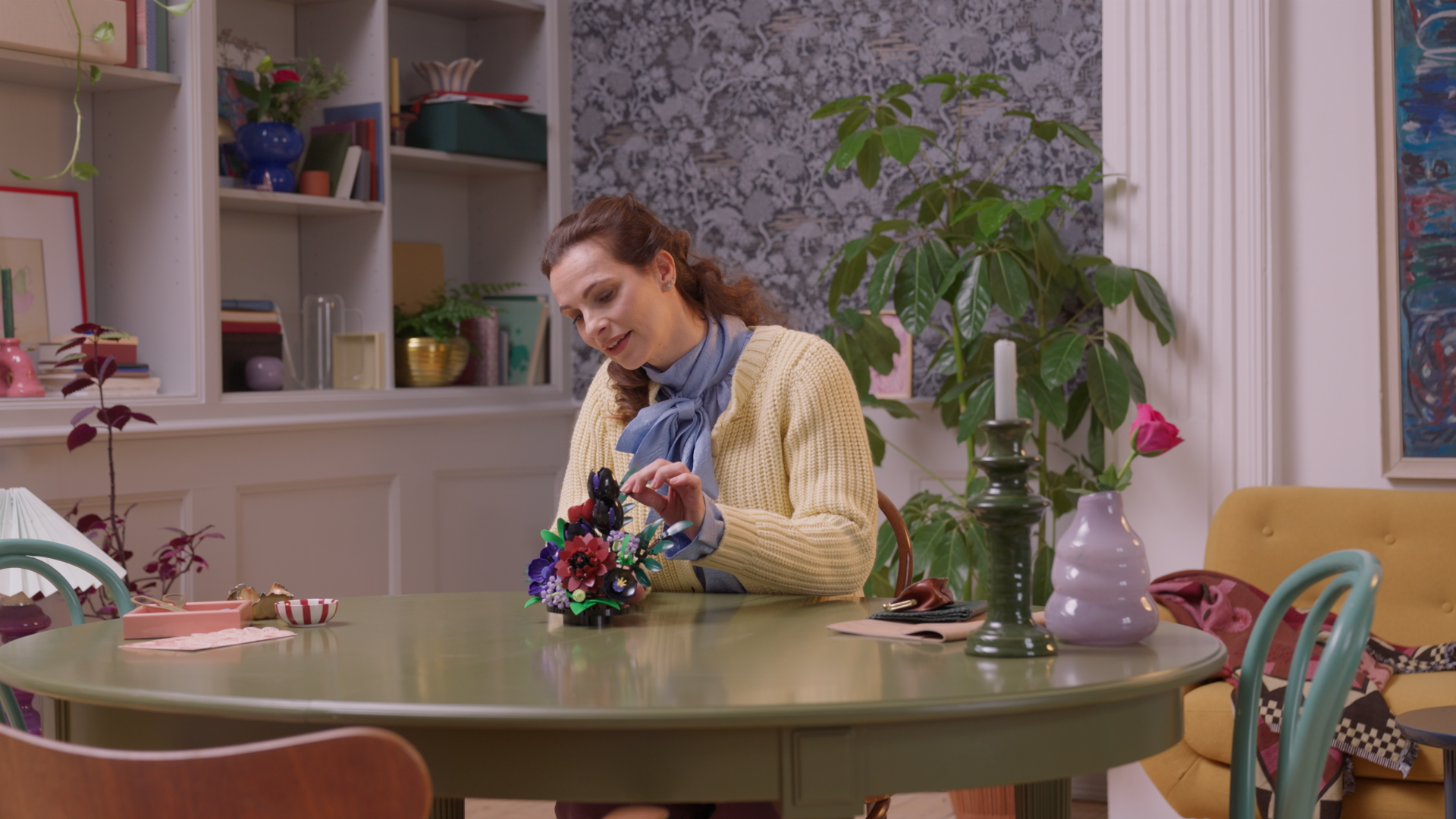 Dark Flower Arrangement - Image 7