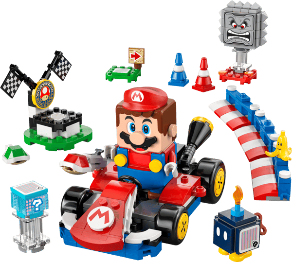 LEGO 72043 Mario Kart™ – LEGO® Mario™ interactif et kart standard