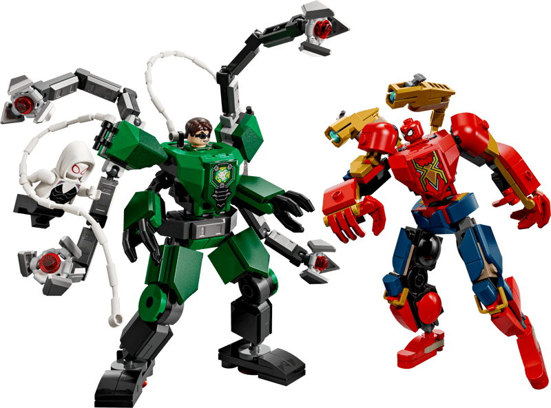 Le set LEGO 76338 Le combat des robots: Spider-Man contre Docteur Octopus