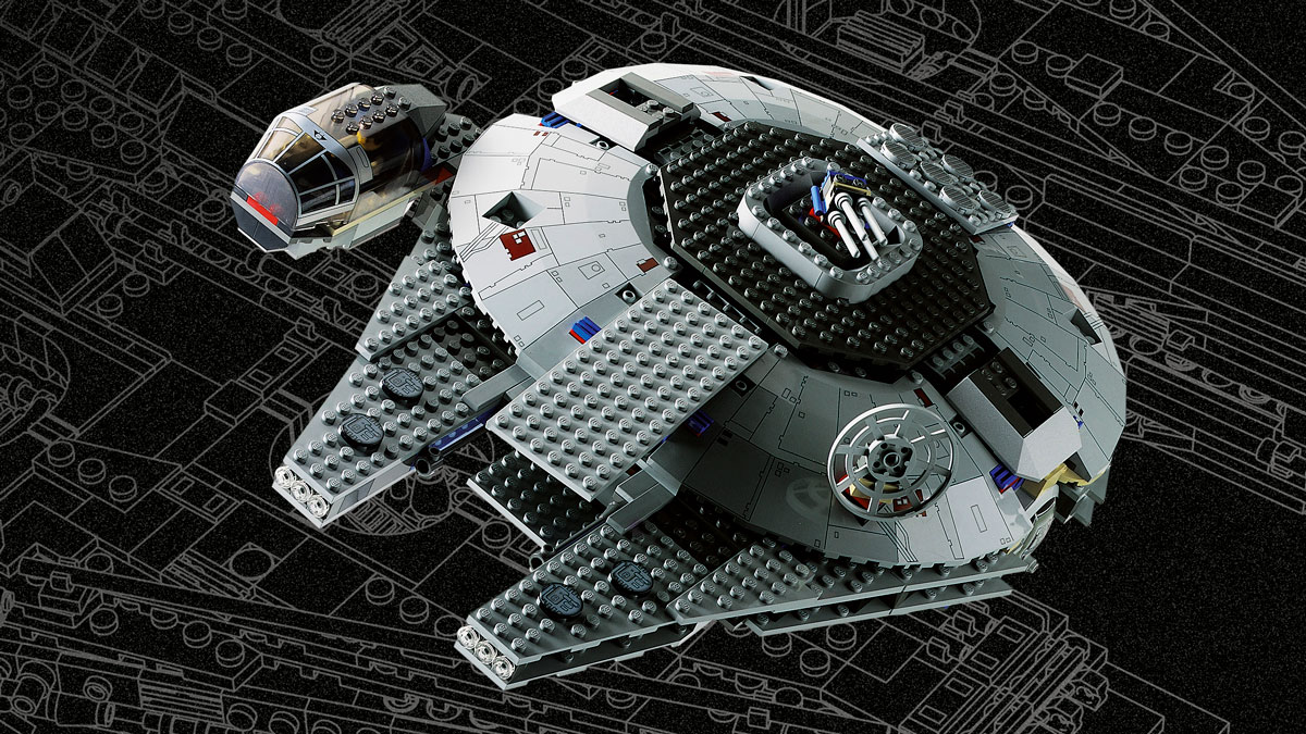 歴代レゴ®スター・ウォーズ™ ミニフィギュアスケール版ミレニアム