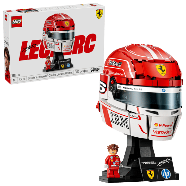 LEGO 43014 Scuderia Ferrari HP Casque de Charles Leclerc — visuel 2 sur 8