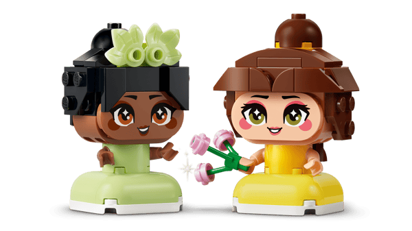 LEGO 43291 Belle et Tiana miniatures avec un château — visuel 3 sur 8